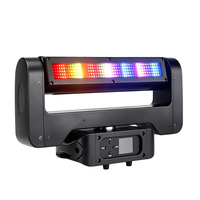 AOPU 500*0.2W Projecteur Stroboscopique LED et Projecteurs à Faisceau LED RGBW 5 Yeux 4-en-1, Lyre Mobile à Faisceaux pour DJ, Éclairage de Scène pour Discothèque et Bar