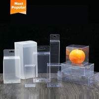 Boîte de rangement pliable en plastique transparente, résistante, multi-matériaux, personnalisable et durable pour cadeaux et loisirs créatifs