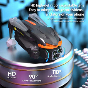 โดรน AE4โปรพับได้พร้อมกล้อง4K โหมดไร้หัวแบบออปติคอล360 ° โดรนผาดโผนพับได้สำหรับผู้เริ่มต้นเครื่องบินเซลฟี่ทางอากาศ150ม. - Product Image 6