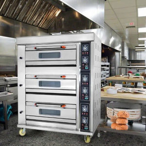 فرن كهربائي رغيف رغيف رغيف رغيف رغيف رغيف رغيف كامل بالغاز للاستخدام المنزلي والمطاعم - Product Image 1