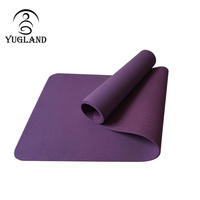 Tapete de Yoga Ecológico con Logotipo Personalizado, Precio Bajo al por Mayor, Antideslizante, para Ejercicios de Fitness, TPE, Alta Densidad, Grueso, Extra Grueso