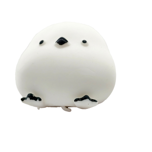 Jouet Squishy en silicone extensible en forme de cygne, avec remplissage de sable à mémoire de forme, pour la décompression et le soulagement de l'anxiété - Product Image 2