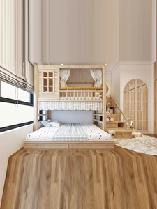 Letto a Castello Semplice per Bambini in Legno Massello, Personalizzazione Completa, Letto Multipersona Multifunzionale a Due Piani - Product Image 4