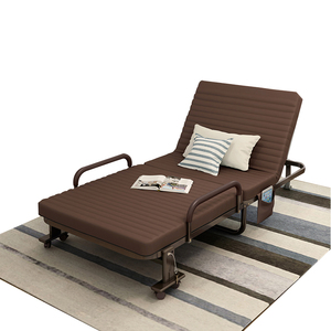 Modern tasarım katlanır metal tek çekyat ev mobilya yetişkinler için - Product Image 4