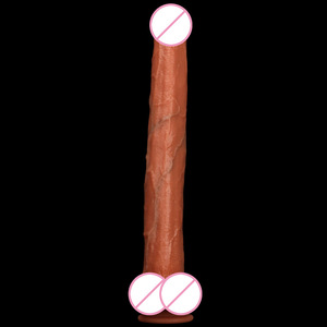 Dildo en silicone souple surdimensionné de style européen et américain avec plug anal, 100% étanche et écologique, portable pour le plaisir féminin - Product Image 4