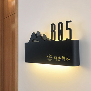 Placas de Puerta Modernas de Acero para <span class=keywords><strong>Hotel</strong></span> y Oficina con Números de Casa Iluminados, Resistentes al Agua y Ecológicas, Fácil Instalación - Product Image 6