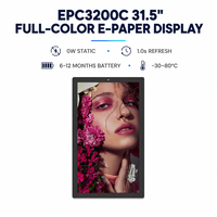 Pantalla de Papel Electrónico a Todo Color de 31.5 Pulgadas, Señalización Comercial de Moda, 0W Estático, 1.0s de Actualización, CMS en la Nube, Publicidad para Tiendas con Cero Consumo de Energía