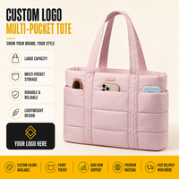 Sac à bandoulière matelassé moderne pour femme, léger et portable, pour ordinateur portable, avec logo personnalisé, fabrication usine