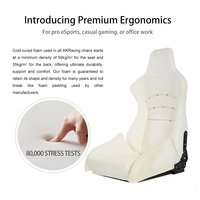Échantillon Gratuit - Chaise de Gamer Exécutive en Cuir de Haute Qualité, Extensible, Pliable, avec Cadre Métallique, Fonction Massage et Conception Ergonomique pour PC