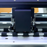 Máquina de corte y plegado de tarjetas de papel de tamaño A3 + para cajas de paquetes pequeños Plotter de plegado de corte completo de medio corte