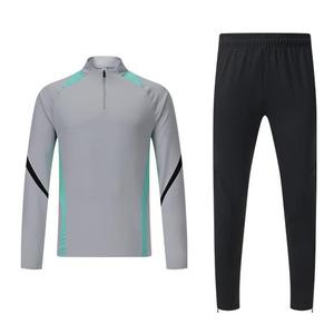 Unisex High Quality 1/4 Zip Warm-Up Sweatpants Eco-Friendly Breathable Windproof Custom Soccer <strong>Tracksuit</strong> for Autumn <strong>Classic</strong> - Product Image 4