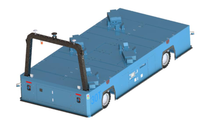 Chariot de transfert AGV robotisé autonome certifié CE de 30 tonnes, guidé par laser, pour entrepôt d'usine intelligent sans personnel