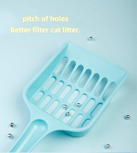 <span class=keywords><strong>พลั่ว</strong></span>ขนแมวพลาสติกทนทานทนทานต่อการกัดสำหรับใช้ทำความสะอาดห้องน้ำ - Product Image 3