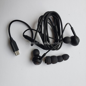 Auriculares con cable y manos libres de alta <span class=keywords><strong>calidad</strong></span>, auriculares estéreo intrauditivos, micrófono tipo C, auriculares para Samsung Galaxy S24 S20 Note 10 - Product Image 4
