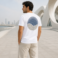 T-shirt personnalisé avec impression de signalisation côtière pour le Moyen-Orient, vente en gros OEM
