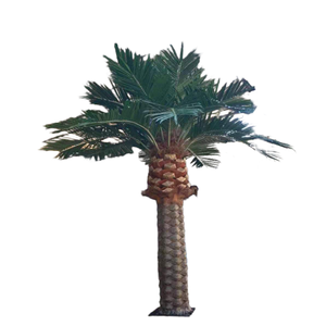 Bán Buôn Ngoài Trời Sợi Thủy Tinh Ngày Cây Cọ Đường Phố Mặt Đất Vườn Cảnh Quan Giá Rẻ Nhân Tạo Cây Cọ - Product Image 3