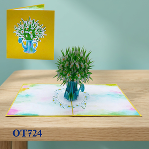 Tarjeta Pop-up 3D de Papel con Flores de Margarita Blancas, Diseño Personalizado, Hecha a Mano, Decoración para el Hogar, Acción de Gracias, Tendencia en Moda - Product Image 4