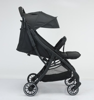 Poussette rose 2025 pour bébé et tout-petit avec grande roue en PU, poussette pour bébé