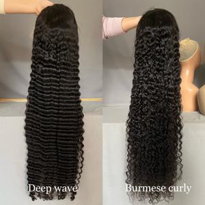 Peluca Transparente HD 13X6 con Textura de Ondas Profundas Birmanas, Cabello Humano Virgen de Largo Extensible - Product Image 3