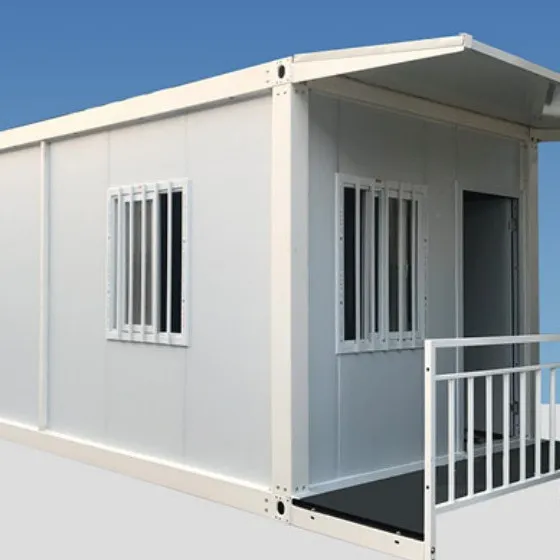 Venta caliente de fábrica Tiny 20Ft Mobile Home House Prefab Container White Container Home 40 Ft Office Building Canteen Dormitorio House