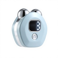 Appareil de lifting du visage et du cou à micro-courant OEM ODM avec matériau ABS, chauffage chaud, resserrement de la peau, masseur facial