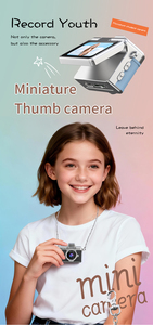 จี้ห้อยคอ Yuniq Mini หน้าจอพลิกได้ ดีไซน์ทันสมัย พร้อมฟิลเตอร์หลากหลายแบบ มีแฟลชให้เลือกสี สายชาร์จแบบประหยัดพลังงาน รุ่น LK-027 Mini Digi C - Product Image 2