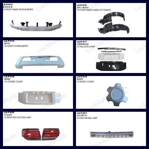 Cubierta interior delantera de LuckinAuto para Toyota <span class=keywords><strong>Land</strong></span> Cruiser Prado montaje de cubierta delantera 2014 2015 2016 2017 cubierta de camioneta 4x4 todoterreno - Product Image 5