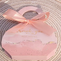 Scatola Regalo di Lusso in Carta Artistica per Matrimoni e Confetti, Produzione all'Ingrosso Becan, Scatola Regalo Portatile con Rivestimento UV Opaco in Cartone Ondulato