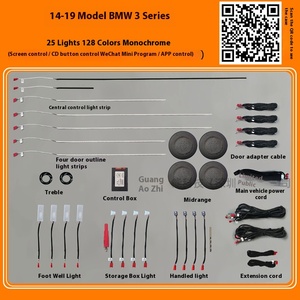 Lumière d'ambiance pour <span class=keywords><strong>BMW</strong></span> Compatible avec Série 1 Série 3 GT Série 5 Série 7 & X3/X4/X5 (F18/G38) - Product Image 6