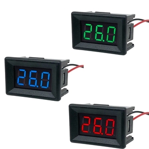 0,36 Polegada <span class=keywords><strong>Digital</strong></span> Red LED Display Painel Portátil Multímetro Backlit LCD 3-Bits Voltímetro Medidor Tester DC3.5-30V Gama - Product Image 1