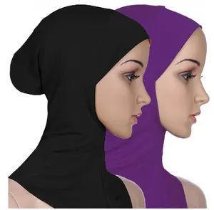 Phụ Nữ Hồi Giáo Underscarf Veil Hijab Bonnet Phụ Nữ Hồi Giáo Khăn Quàng Đầu Cho Phụ Nữ Mũ Hijab Mũ