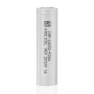 Batería de Litio Ternaria 18650 P26A, Voltaje 3.7 Voltios, Capacidad 2600 mAh, Descarga 10C para Vehículos Aéreos <span class=keywords><strong>No</strong></span> Tripulados - Product Image 6