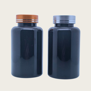 Custom Black Cheap Pet Capsule Container 200Ml Clear <b>Empty</b> Supplement Vitamin Capsule Pill <b>Plastic</b> <b>Bottle</b> for Packaging - Product Image 5