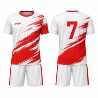 Camiseta de Fútbol Sublimada con Degradado de Estrellas Dispersas, Estilo EURO, para Clubes Deportivos, con Logotipo y Nombre Personalizados, de Fábrica OEM