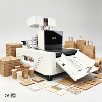 Nouvelle machine d'impression numérique à jet d'encre pour sacs en papier ondulé, boîtes en carton et gobelets en papier, imprimante OnePass à passage unique, best-seller