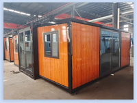 Atelier mobile de vente directe d'usine 40 pieds 2-4 chambres à coucher maison de luxe construction rapide australie maison en conteneur extensible pour la famille