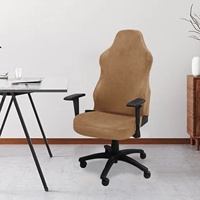 Housse de chaise de jeu Housse de chaise de bureau à domicile Housse de siège de fauteuil élastique pour salle de jeux Housses de chaises d'ordinateur Housses