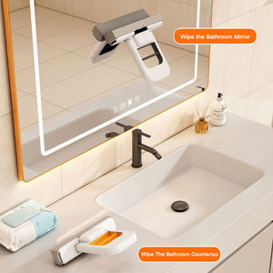 Mini <span class=keywords><strong>éponge</strong></span> à double usage hautement absorbante et auto-serpillière <span class=keywords><strong>pour</strong></span> le nettoyage des sols, de la cuisine et de la salle de bain. - Product Image 4