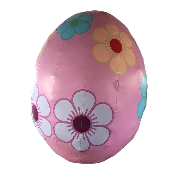 Màu Hồng Màu Inflatable Easter Egg Yard Trang Trí Thiết Kế Tùy Chỉnh
