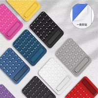 Étui de téléphone à ventouse en silicone, support double face en silicone mains libres pour tous les téléphones et Android, support de téléphone pour la douche avec miroir