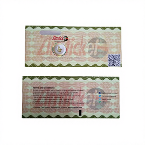 Biglietto d'<span class=keywords><strong>ingresso</strong></span> in carta sintetica stampata a caldo con striscia di ologramma stampa anti-contraffazione personalizzata - Product Image 2