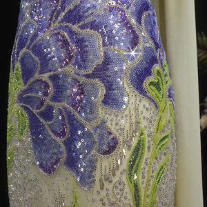 Vestido de Noche Lsz511 de Alta Gama, Color Fucsia Morado, Estilo Sirena, con Lentejuelas de Lujo, para Mujer, Ideal para Bodas, Fiestas y Graduaciones, Marca Jancember - Product Image 5