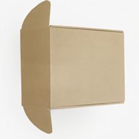 Boîte en papier kraft écologique/boîte d'expédition avec gaufrage, pelliculage brillant/mat - Emballage cadeau et carton d'emballage général