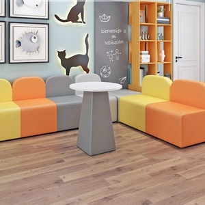 Chiquitos Niños Esperando Sofá Modular Diversión Madre e hijo Habitación Tarjeta de recepción Asiento Clase de entrenamiento Padres Área de descanso Centro comercial - Product Image 3