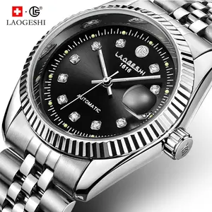 LAOGESHI Men Brand Watch Fashion Luxury Wristwatch Waterproof Full-automatic Mechanical Watch Luminous Sport Bussniss Casual Wat