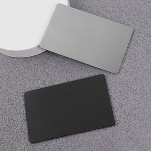 Klaar voor verzending Metalen kaartblanks Gepolijste stalen visitekaartjesblanks voor gepersonaliseerde gravure - Product Image 3