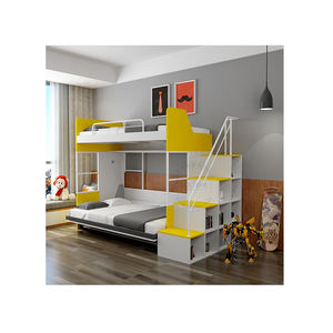 Vêtements enfants, 10 pièces, ensemble d'armoires pour chambre à coucher peu encombrante, <span class=keywords><strong>lit</strong></span> mural caché, avec rangement - Product Image 1