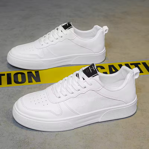 Zapatos de hombre cómodos y transpirables de cuero, zapatos casuales tipo skate, ligeros, zapatos deportivos para hombre - Product Image 3