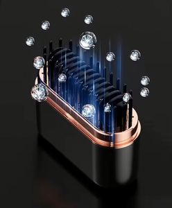 Peigne lissant sans fil en céramique à LED - Compact et portable, sûr pour les cheveux, idéal pour les voyages d'affaires et l'utilisation en voiture - Product Image 2