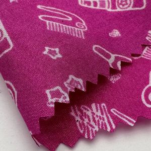 Usine 70D * 70D 210T léger froissé Nylon taffetas maille imprimé jouet poupée dessin animé vêtements - Product Image 6